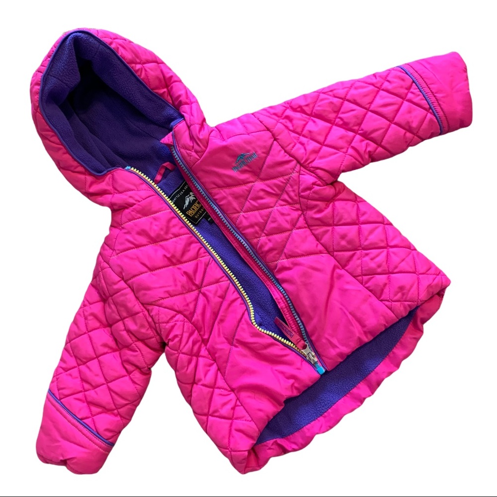 PACIFIC TRAIL pink fleece lined snow jacket 18M